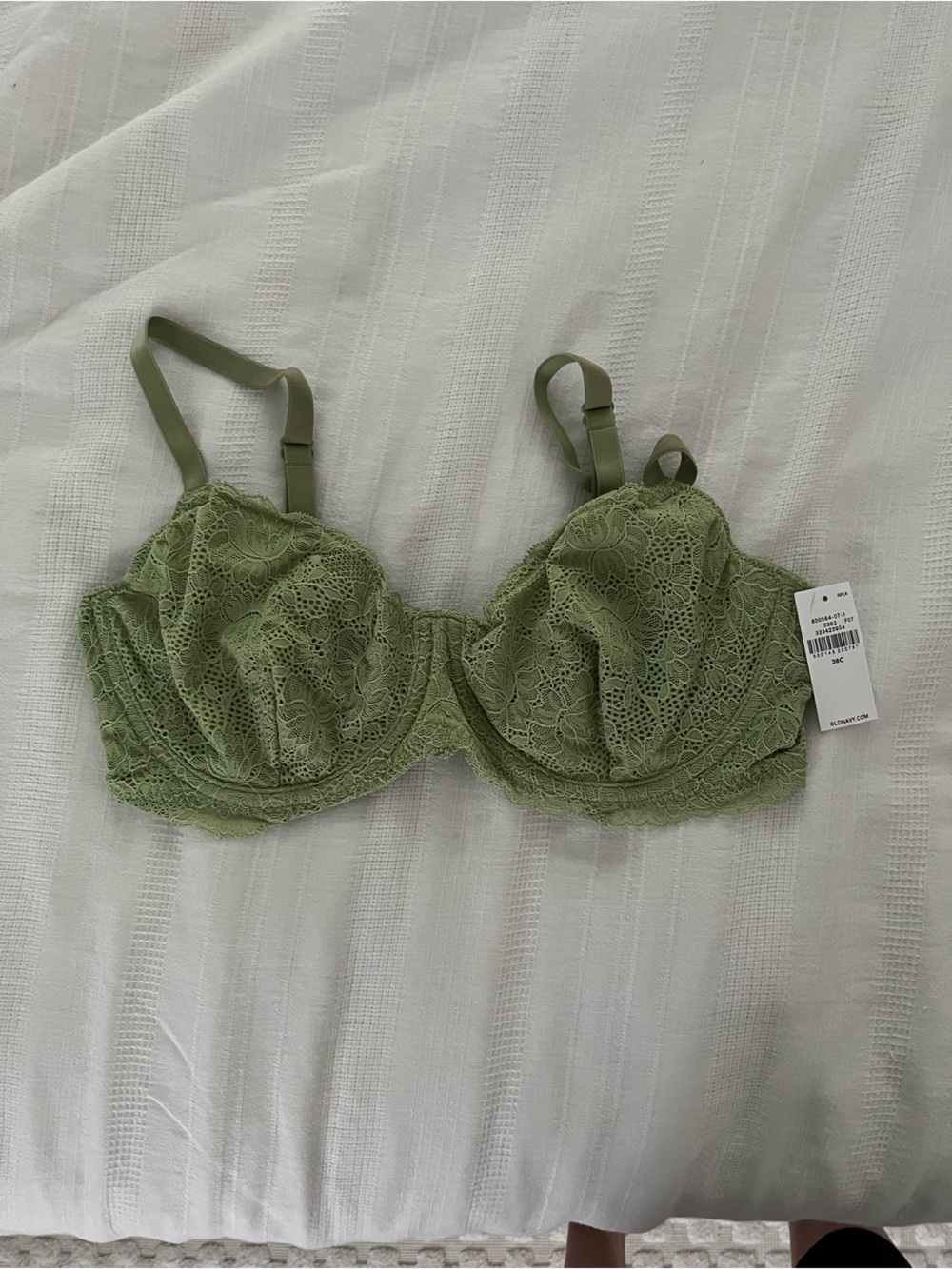 Old Navy Olive Lace Underwire Bra